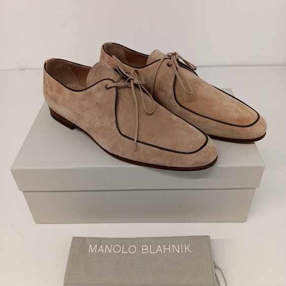 Manolo Blahnik | Shoes | Manolo Blahnik Mens Rory Calfskin Shoes Eu ...